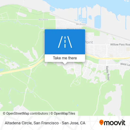 Mapa de Altadena Circle