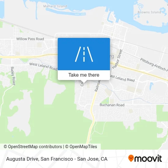 Augusta Drive map