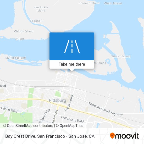 Mapa de Bay Crest Drive