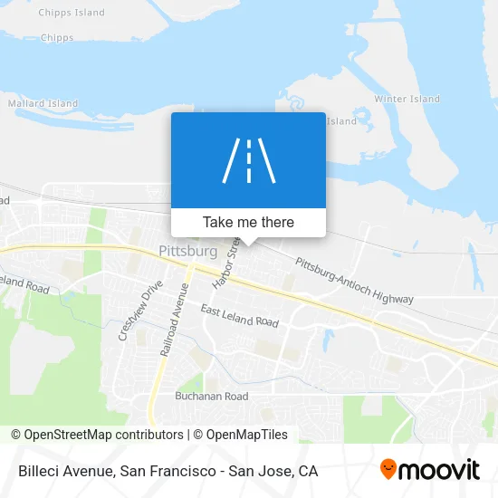 Billeci Avenue map