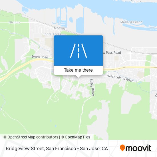 Mapa de Bridgeview Street