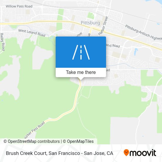 Brush Creek Court map
