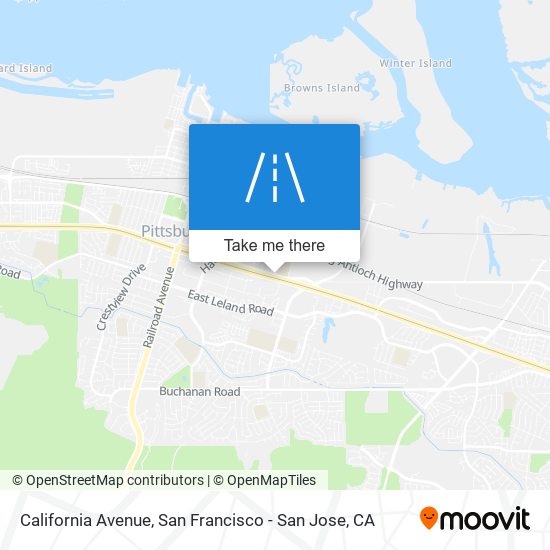 California Avenue map