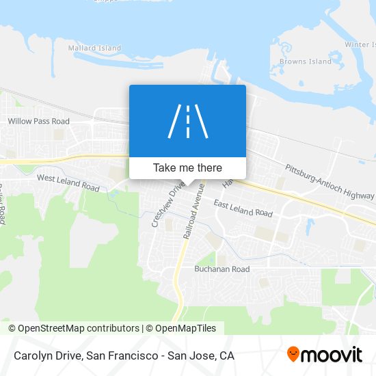 Carolyn Drive map