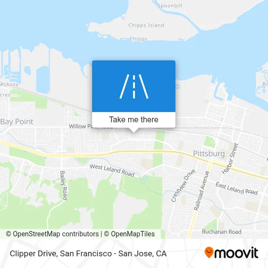 Clipper Drive map
