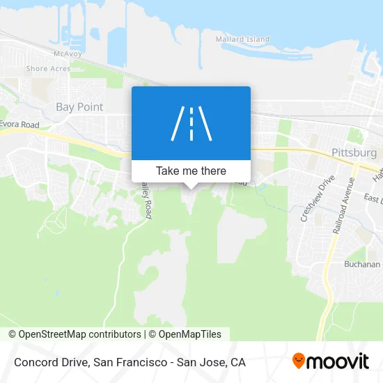 Concord Drive map