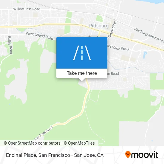 Encinal Place map