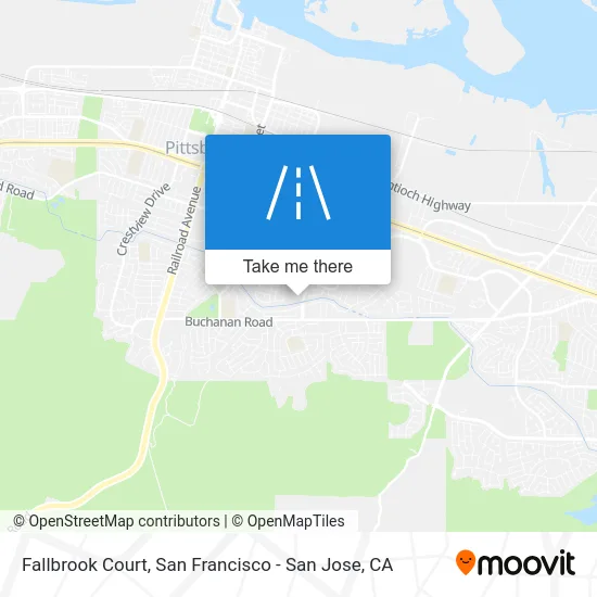 Fallbrook Court map