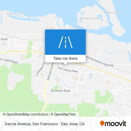 Garcia Avenue map