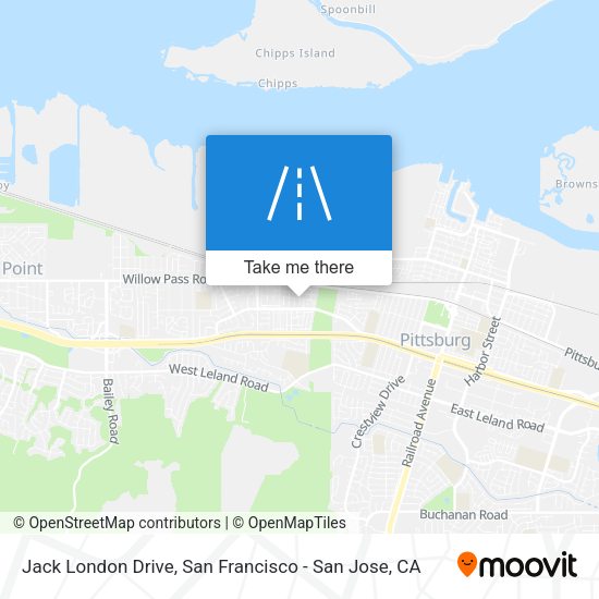 Jack London Drive map