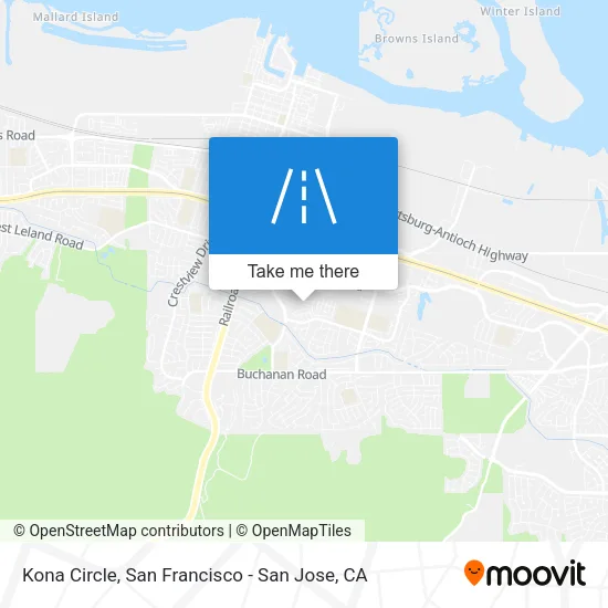 Mapa de Kona Circle