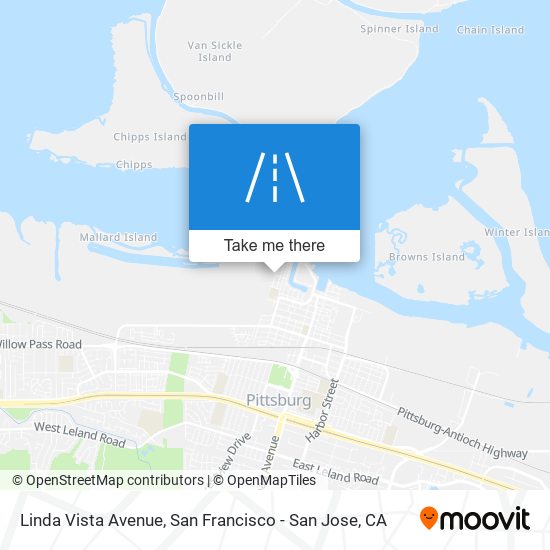 Linda Vista Avenue map