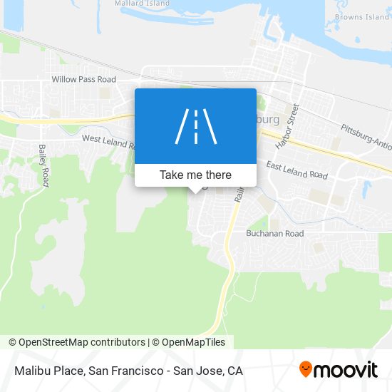 Malibu Place map