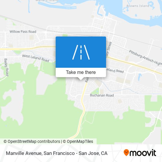 Mapa de Manville Avenue