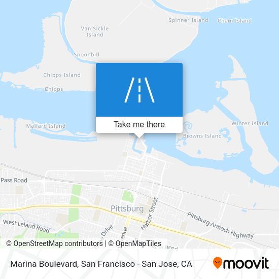 Mapa de Marina Boulevard