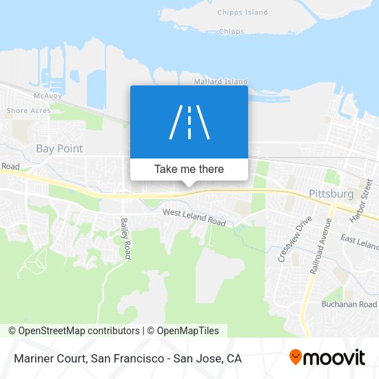 Mapa de Mariner Court