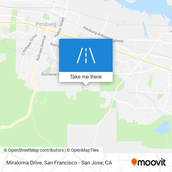 Miraloma Drive map