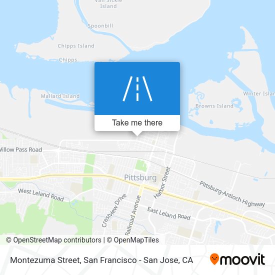 Mapa de Montezuma Street