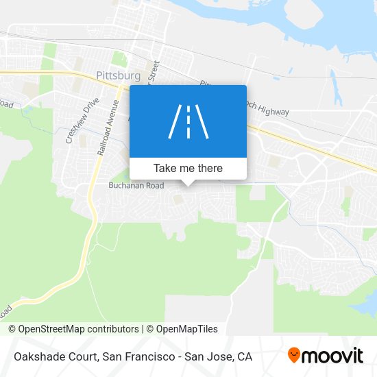 Mapa de Oakshade Court