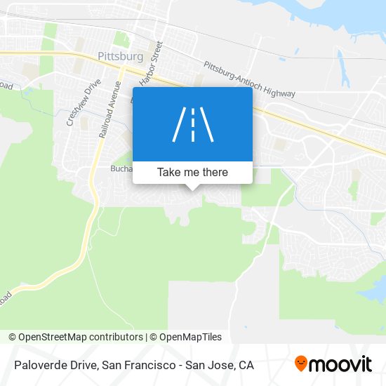 Paloverde Drive map