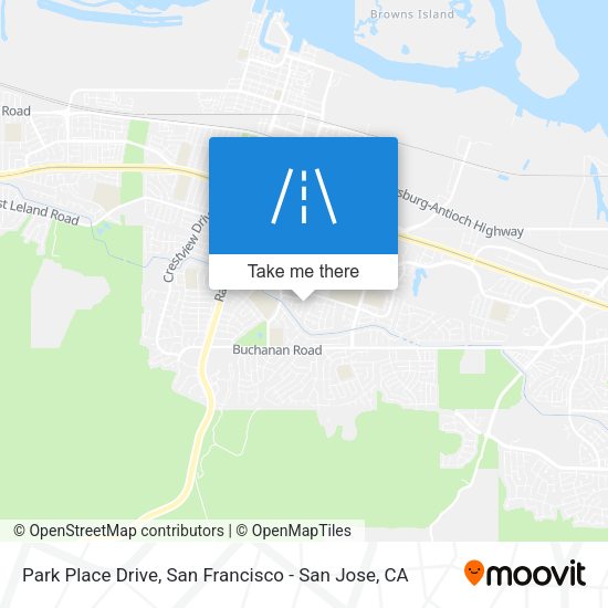 Mapa de Park Place Drive