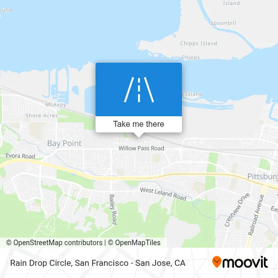 Rain Drop Circle map