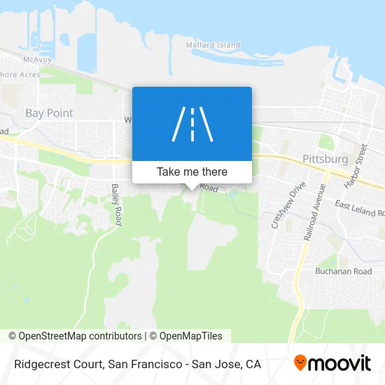 Ridgecrest Court map