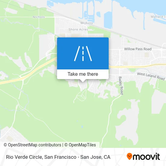 Rio Verde Circle map