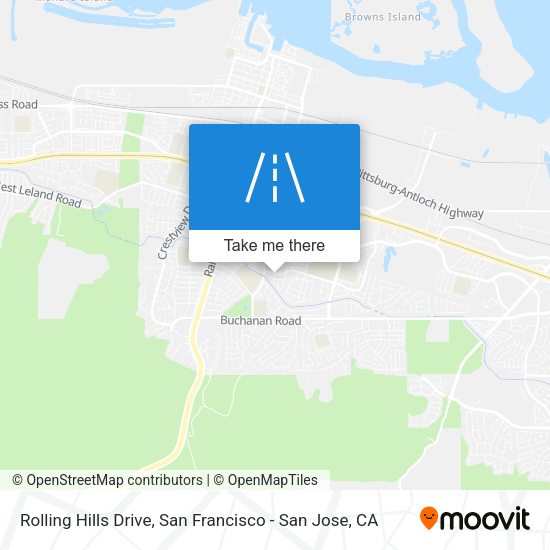 Mapa de Rolling Hills Drive