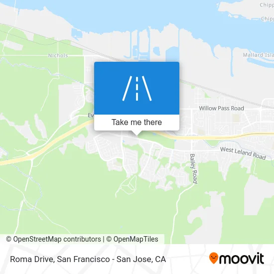Roma Drive map