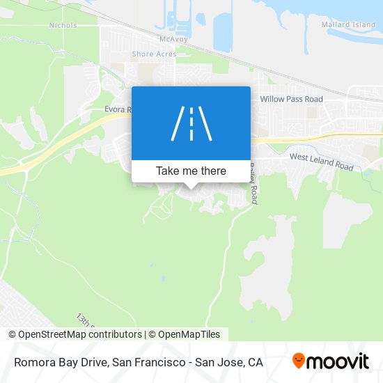 Romora Bay Drive map