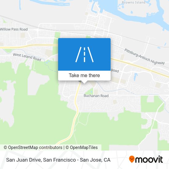 San Juan Drive map