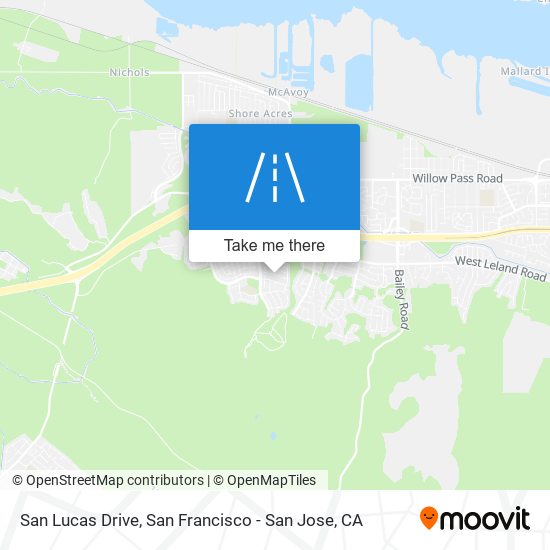 San Lucas Drive map