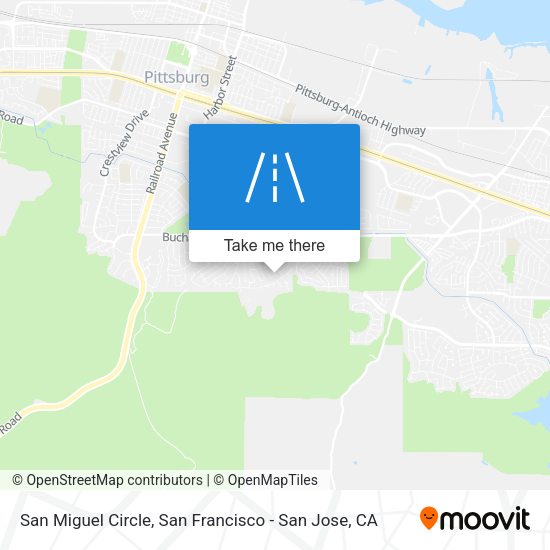 San Miguel Circle map