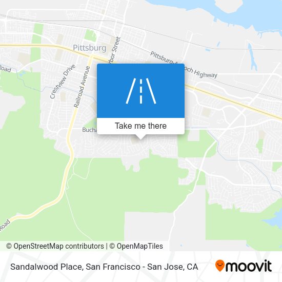 Mapa de Sandalwood Place