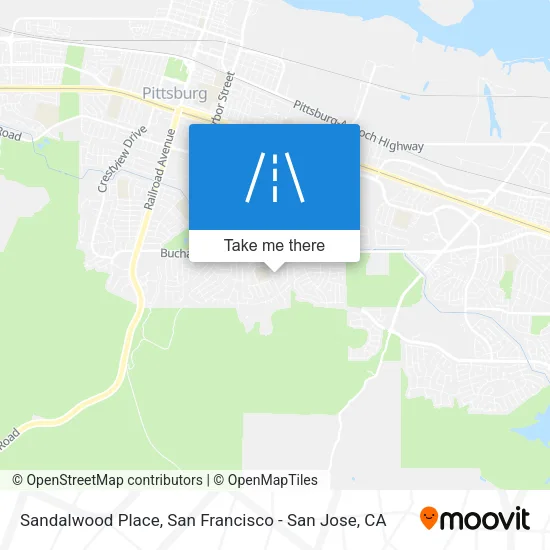 Sandalwood Place map
