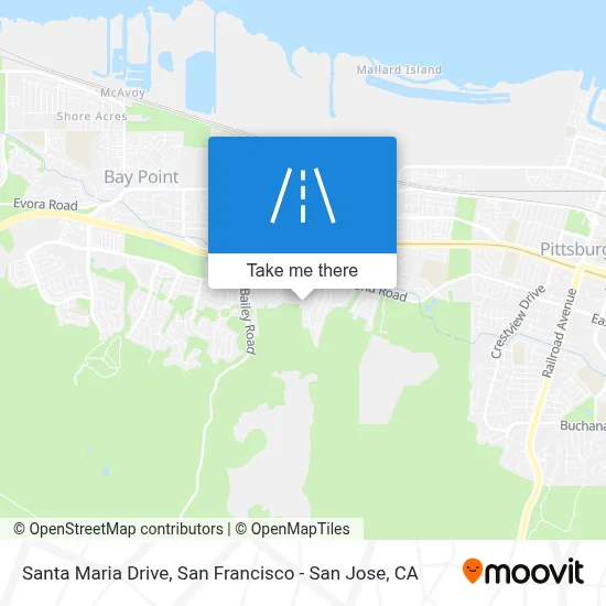 Santa Maria Drive map