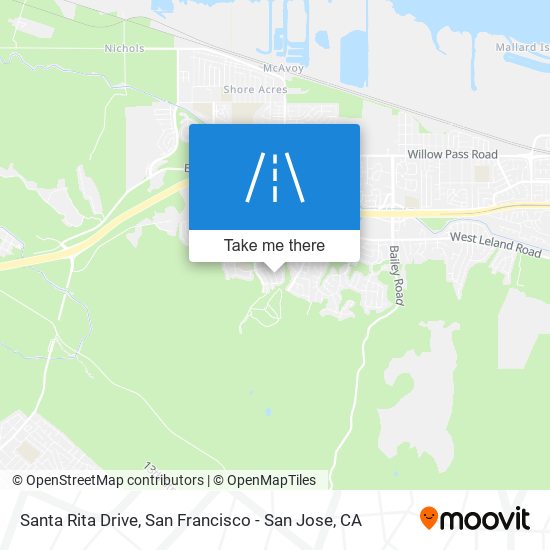 Santa Rita Drive map