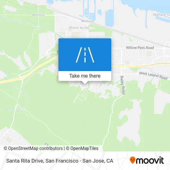 Santa Rita Drive map