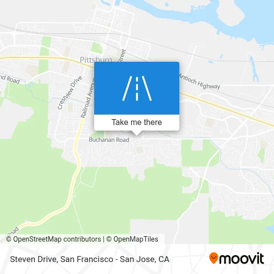 Steven Drive map