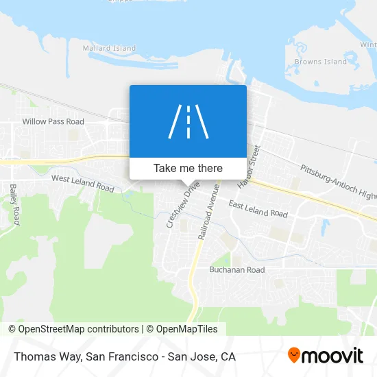 Thomas Way map