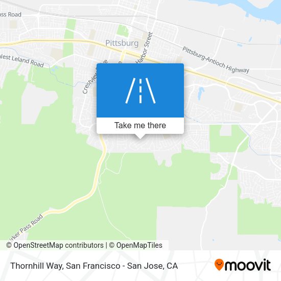 Thornhill Way map