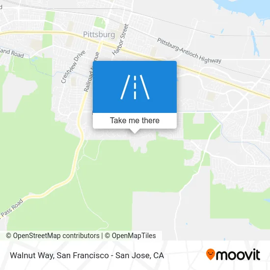 Walnut Way map