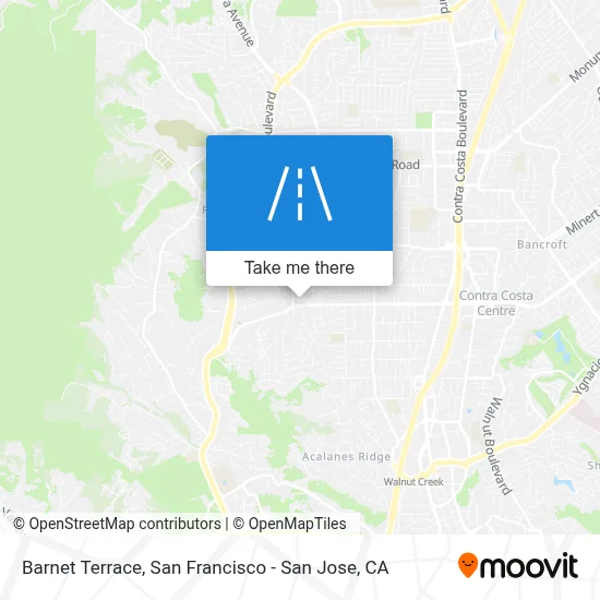 Barnet Terrace map