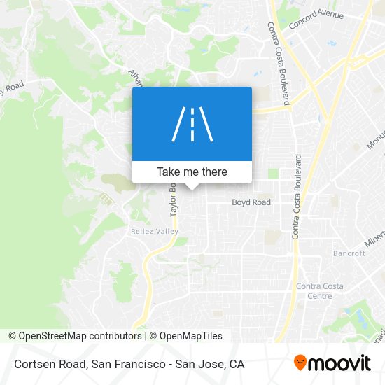 Mapa de Cortsen Road