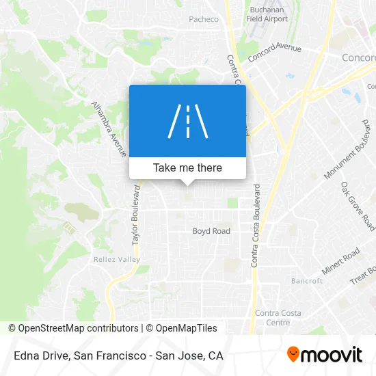Edna Drive map