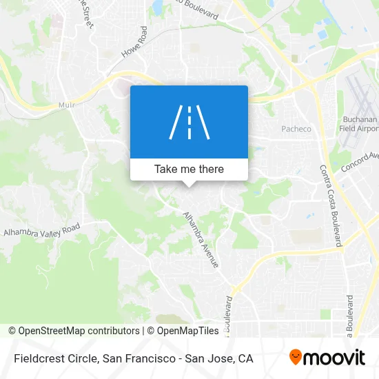 Fieldcrest Circle map