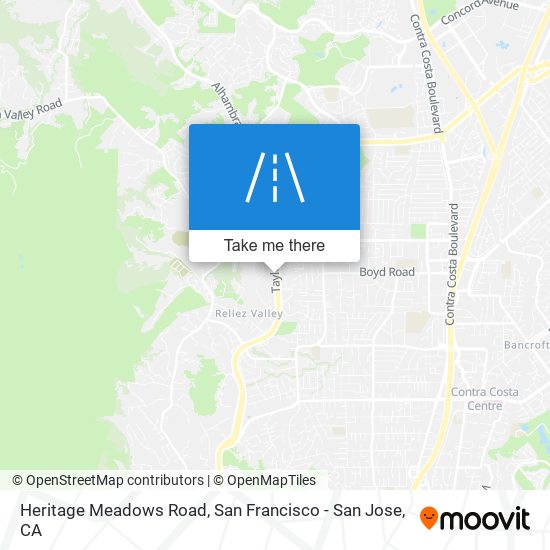 Mapa de Heritage Meadows Road