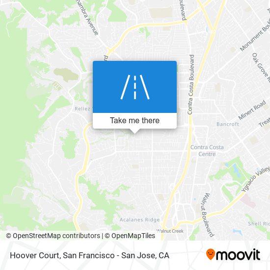 Mapa de Hoover Court