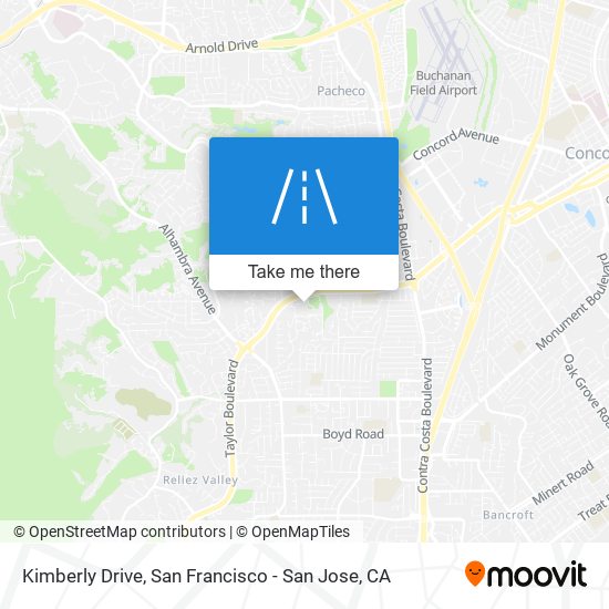 Kimberly Drive map